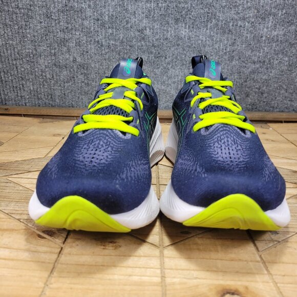 🔥Asics Gel-Cumulus 25 Shoes Men 8.5 Blue Green Running Walk Trainer Gym Comfort - Picture 4 of 11